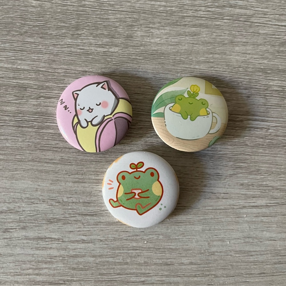 Kawaii Button Pins